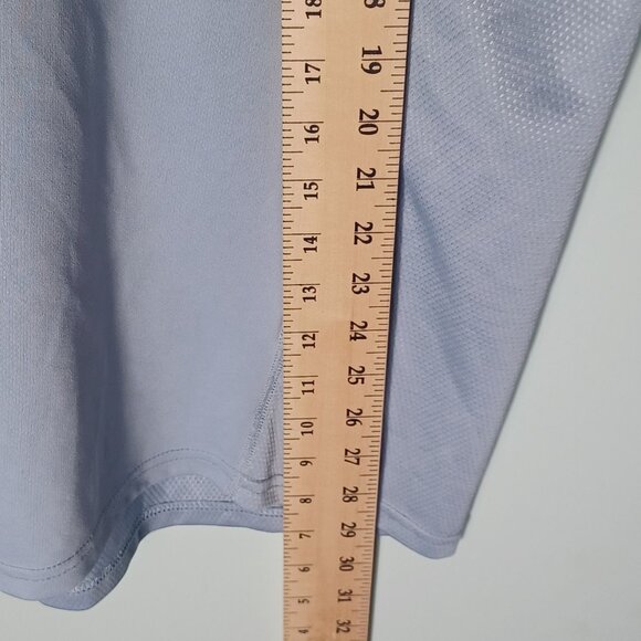 Huk Fishing T-Shirt Mens Large Performance Blue Crew Outdoor Short Sleeve - Picture 5 of 10